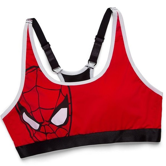 spiderman sports bra